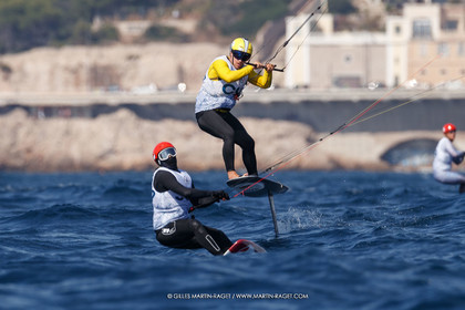 03 08 2024, Marseille (FRA), Paris 2024 Olympic Games, Sailing, Race Day 7