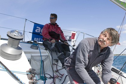 27 03 08- La Grande Motte- (FRA,34) Transat AG2R 2008- Jean-Paul Mouren- Laurent Pellecuer