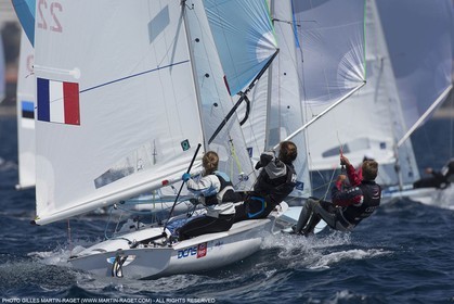12 04 2015, Marseille (FRA), Yachting Club de la Pointe Rouge - Coupe Internationale de Printemps des 470, Final Day