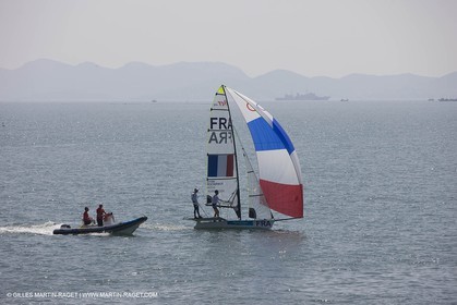 07 08 2008 - Qingdao (CHN) - Jeux Olympiques - la Marina Olympique