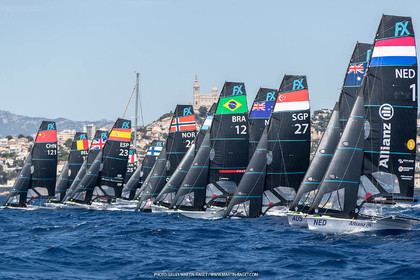 13 07 2023, Marseille (FRA) Paris 2024 Olympic Games Sailing Test Event, Day 5