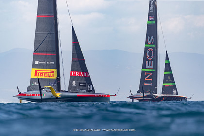 26 09 2024, Barcelona (ESP), 37th America's Cup, Louis Vuitton Cup Final, Race Day 1