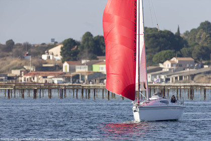28 01 2016, Sète (FRA,34), Cruising on Thau Basin, Bouzigue