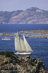 Costa Smeralda (Italia, Sardinia) - Classic yachts in La Maddalena archipelago