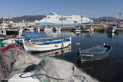 16 02 2012 - Ajaccio (FRA, Corse) - Compagnie la Méridionale - Le Piana en escale à Ajaccio