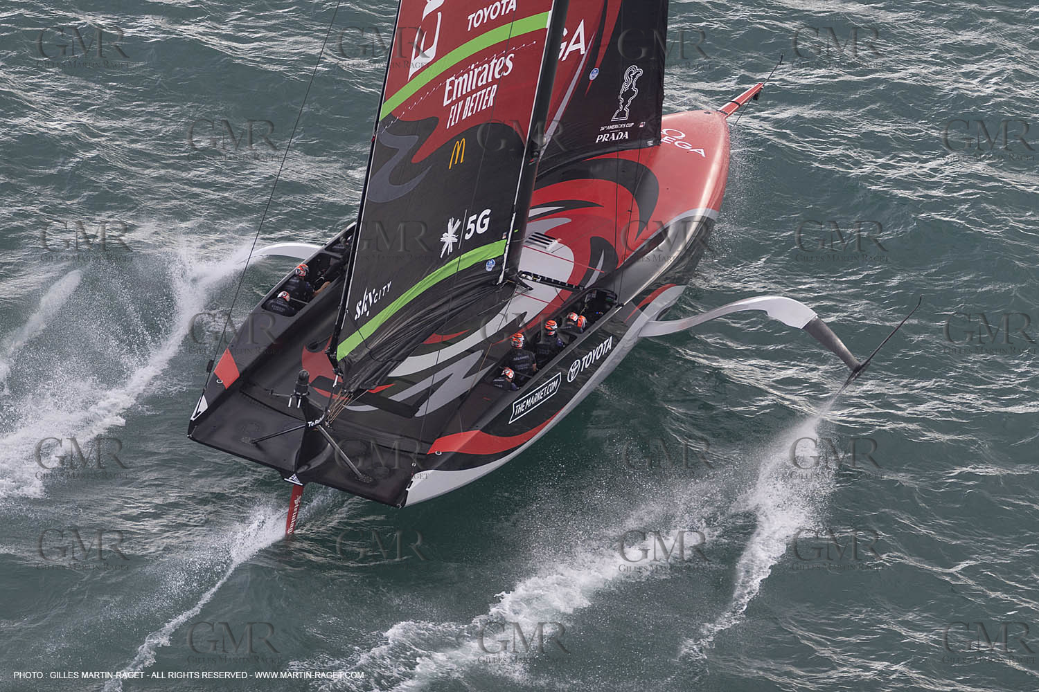 10 12 2020 - Auckland (NZL) - 36th America's Cup - Practice Sessions - Day 2 - Emirates Team New Zealand