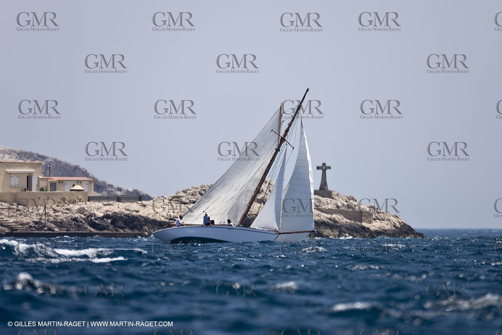 Sailing, Classic yachts, Voiles Vieux Port 2009, Marseille (FRA)