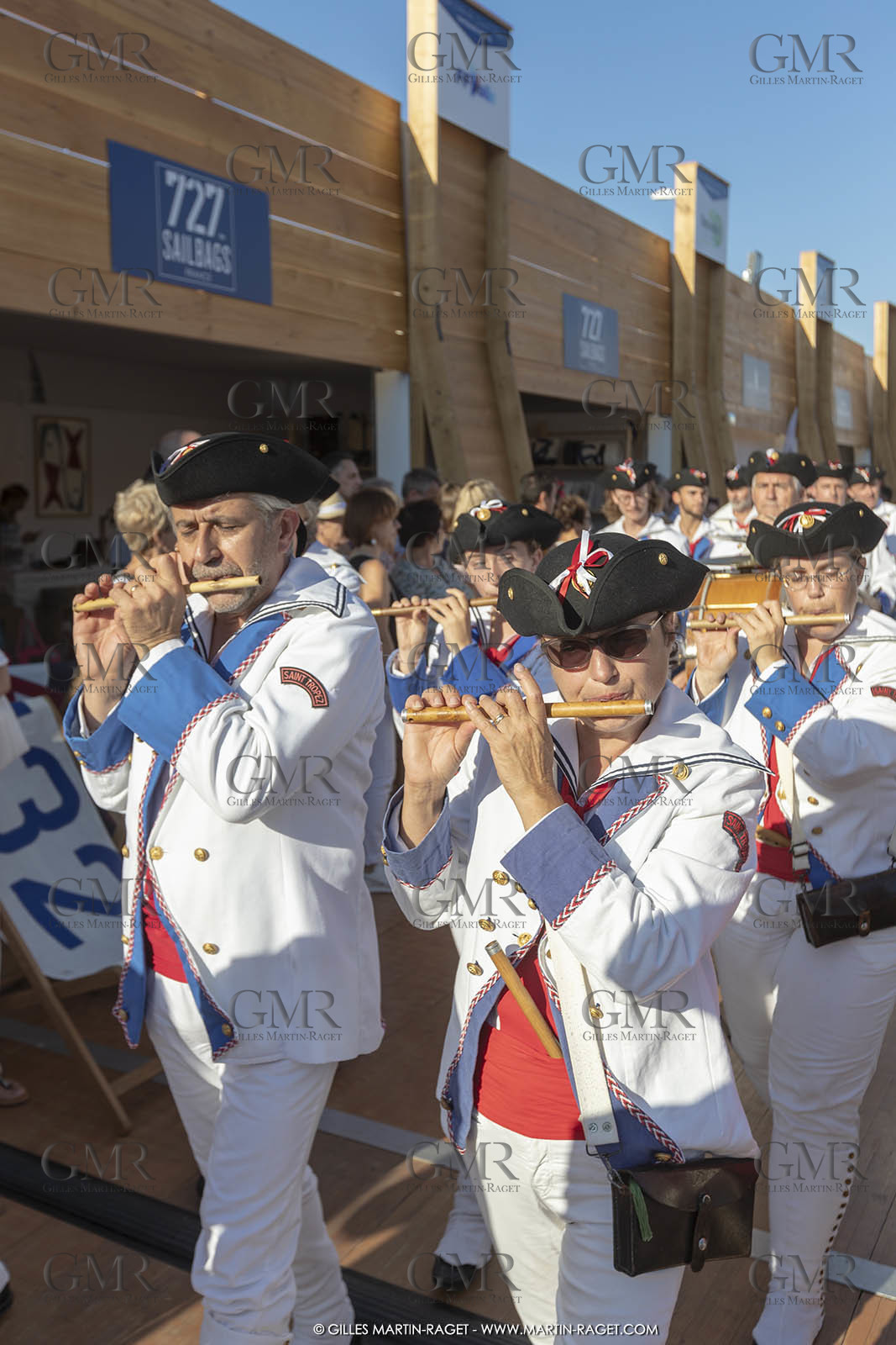 29 09 2018, Saint-Tropez (FRA,83), Voiles de Saint-Tropez 2019, Arrival Cannes-Saint-Tropez and trainings, inauguration du village