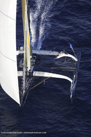 05 11 2006 - Pointe à Pitre Guadelupe (FRA) - Route du Rhum 2006 arrival - overall winner Lionel Lemonchois (Gitana 11)