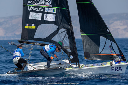 16 07 2023, Marseille, (FRA), Paris 2024 Olympic Games 2024 Sailing Test Event, Day 8, Medal race 49er Men