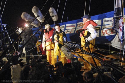 Vendée Globe 2000 - Arrival - Ellen MacArthur - Second