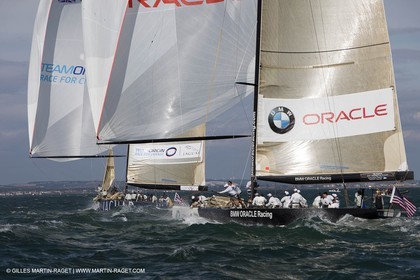 03 08 2010 - Cowes (UK, IOW) - The 1851 Cup -  BMW ORACLE Racing - Day 1