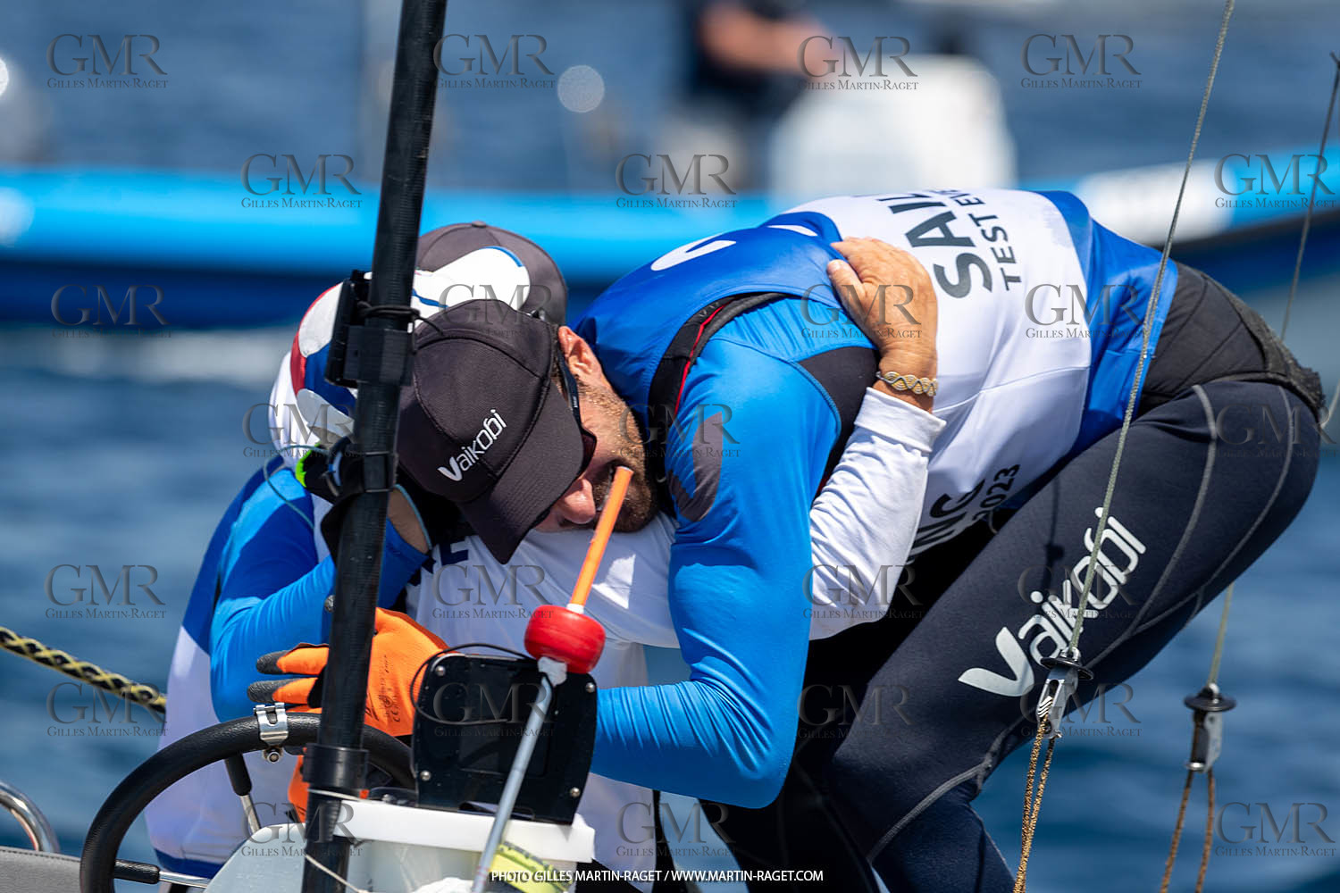 16 07 2023, Marseille, (FRA), Paris 2024 Olympic Games 2024 Sailing Test Event, Day 8, Medal race 49er Men