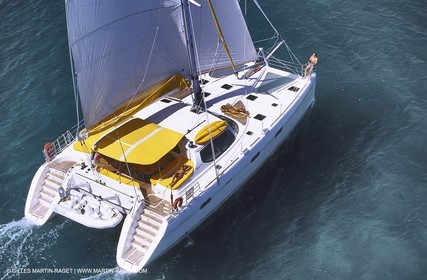 Cruising multihull sailing