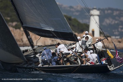 18 05 2010 - La Maddalena (ITA, Sardinia) Louis Vuitton Trophy - BMW ORACLE Racing - Training