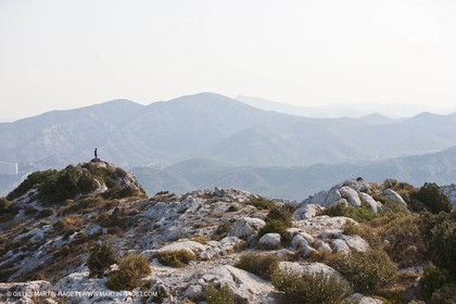 10 09 2009 - Marseille (FRA, 13) - Les Calanques - Massif de Marseilleveyre - Vue du sommet