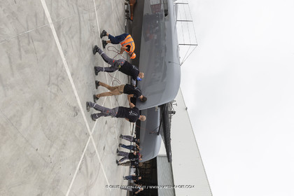 21 07 2020, La Grande Motte (FRA), Gunboat, Gunboat 68 SeaTilt out of the shed