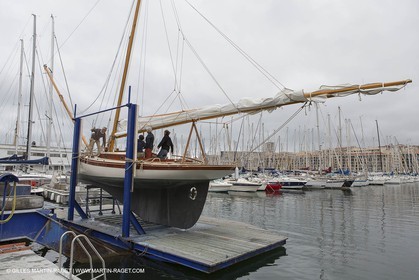 27 04 2013 - Marseille (FRA), Baptême d'Alcyon à la Société Nautique de Marseille