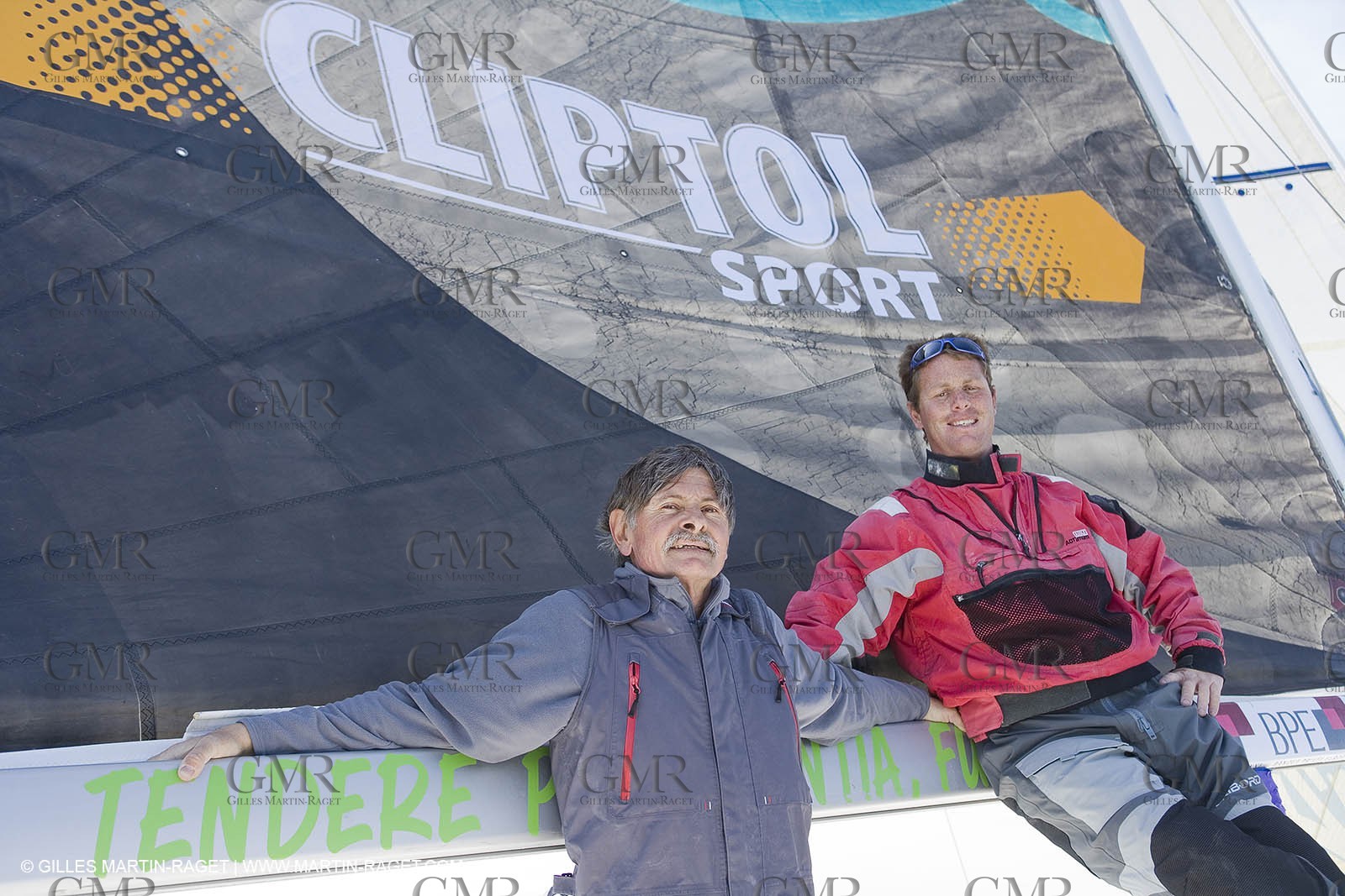 27 03 08- La Grande Motte- (FRA,34) Transat AG2R 2008- Jean-Paul Mouren- Laurent Pellecuer