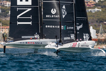 14 09 2023, Vilanova i La Geltru (ESP), 37th America's Cup, 1st Preliminary Regatta,  Official trainings races