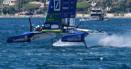 10 09 2025, Saint-Tropez,(FRA), Rockwool SailGP France Saint-Tropez, Race Day 1