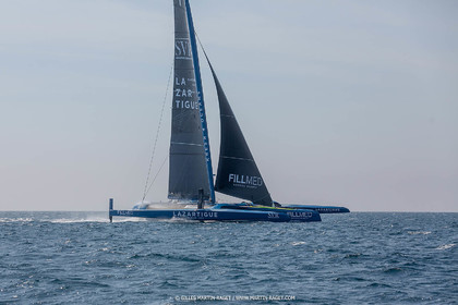 18 05 2022, Marseille (FRA), APremière navigation du trimaran Ultim SVR LAZARTIGUE à Marseille