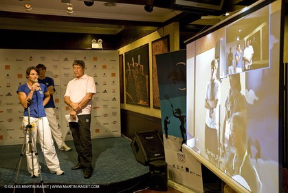 07 08 2008 - Qingdao (CHN) - Olympic games - Sailing - Opening of Club France at Grand Regency hotel and press conference with main press center in Beijing.