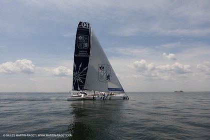03 07 2012 - New York (USA, NY) -Krys Ocean Race prologuie - arrivée à New York