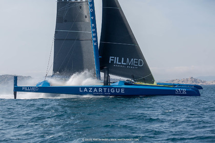 18 05 2022, Marseille (FRA), APremière navigation du trimaran Ultim SVR LAZARTIGUE à Marseille