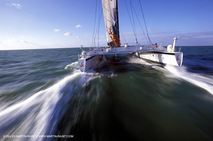 La Trinité mer - Premiers essais Orange II