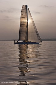 09 10 2010 - Morges (SUI) - L'Hydroptère.CH - 1st sail