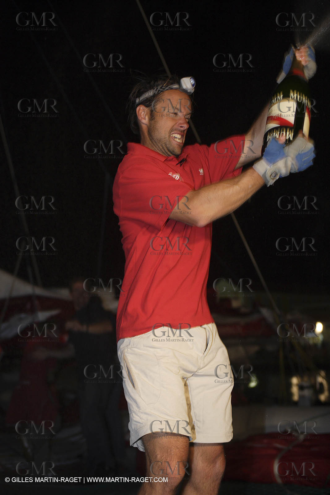 06 11 2006 - Pointe à Pitre Guadelupe (FRA) - Route du Rhum 2006 arrival - Thomas Coville (Sodebo)