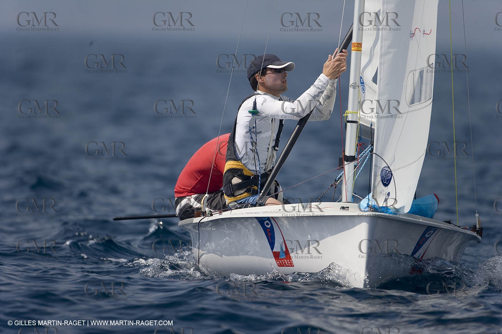 22 04 2007 - 2007 Semaine Olympique Française - Hyeères (South of France) - Day 1 - Team France - 470 Homme - Bonnaud Romain et Benjamin