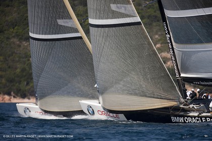 18 05 2010 - La Maddalena (ITA, Sardinia) Louis Vuitton Trophy - BMW ORACLE Racing - Training