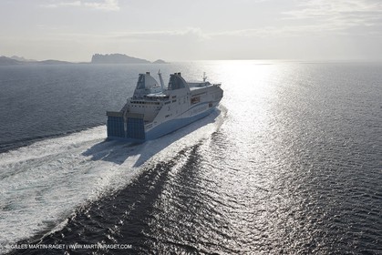 14 01 2012 - Marseille (FRA,13) - La Meridionale shipping company - the Piana off Marseille and the Calanques