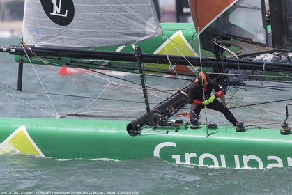 25 07 2015, Portsmouth (GBR), 35th America's Cup, Louis Vuitton America's Cup World Series Portsmouth 2015, Race Day 1