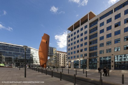 22 01 2013, Marseille, Fra, 13, Marseille Provence 2013, Capitale Européenne de la Culture, Euroméditerranée, Blvd de Dunkerque