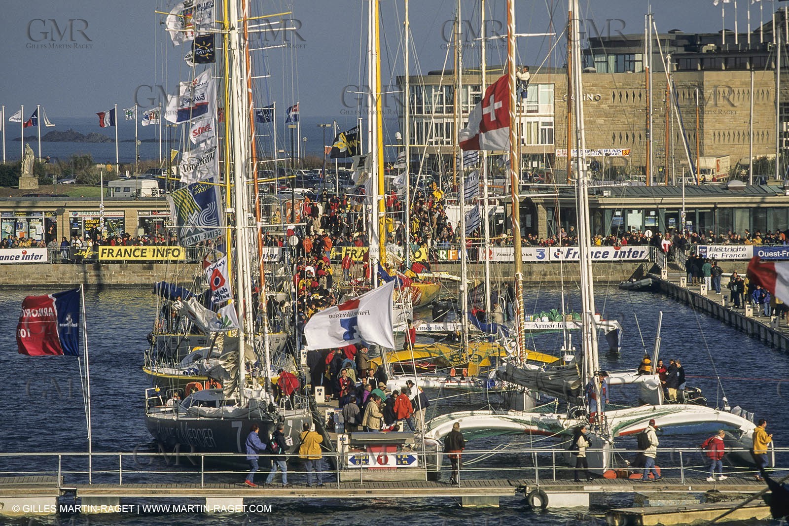 Courses à la voile, courses au large, Route Rhum, Ambiances à saint Malo