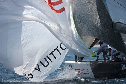 19 05 2010 - La Maddalena (ITA, Sardinia) Louis Vuitton Trophy - BMW ORACLE Racing - Training