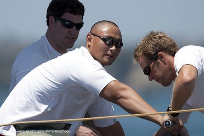 26 01 2009 - Auckland (NZL) - Louis Vuitton Pacific Series - BMW ORACLE Racing - Training