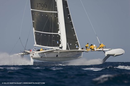 14 06 2008 - Toulon-Hyères (FRA,83) - Campagne d'essais de l'Hydroptère en vue de la tentative de record à plus de 50 nds