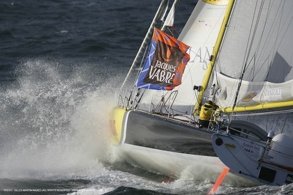 Transat Jacques Vabre 2005, départ des monocoques