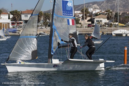 21 03 2013 - Marseille (FRA,13) - Essai du 49er FX