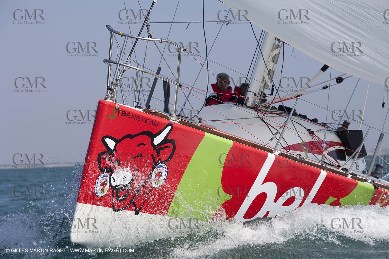 13 03 2010 -  La Grande Motte   Port Camargue (FRA) - Groupe Bel - Kito de Pavant   Sebastien Audigane training for Transat AG2R