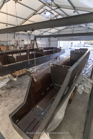 15 02 2022, La Grande Motte (FRA), Gunboat 80  1 hulls delivery