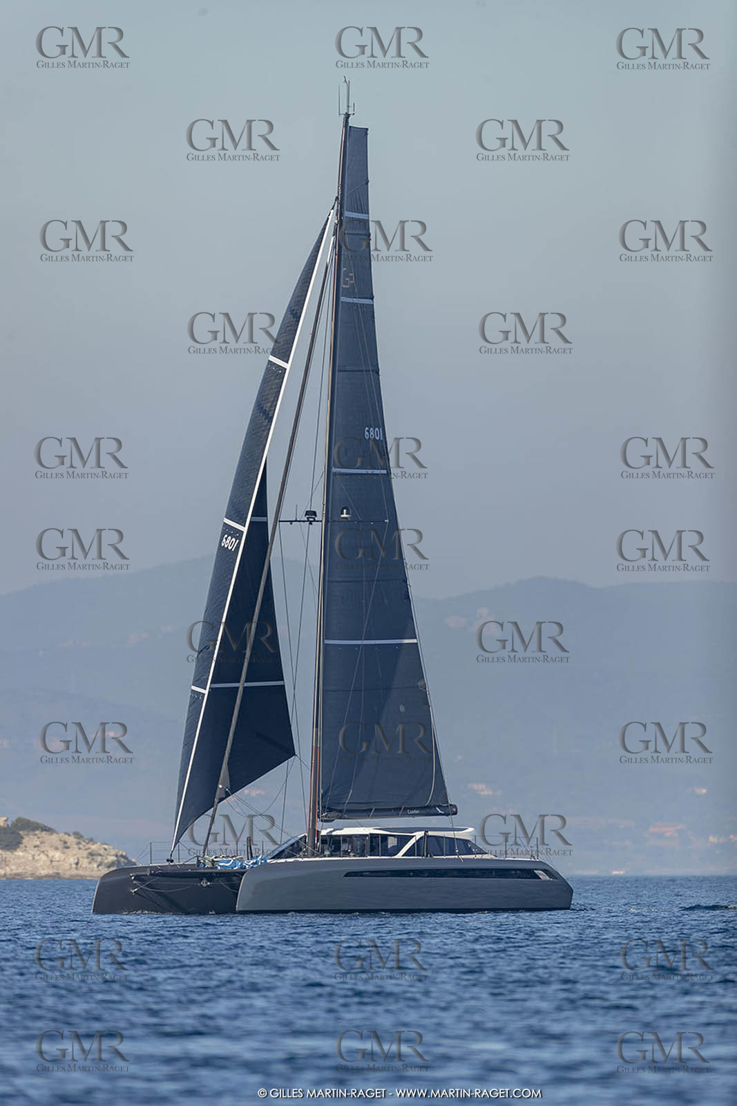 16 02 2019, Porquerolles (FRA,83), Gunboat 68 sail testing  3