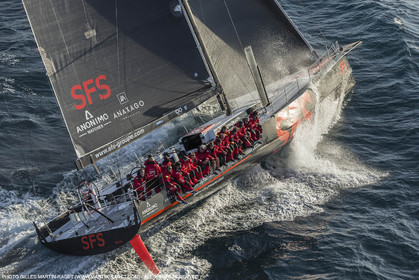 24 mars 2016   Marseille (FRA,13), SFS II (skipper Lionel Péan), dernière sortie d'entraînement avant la SNIM