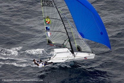 26 04 2007 - 2007 Semaine Olympique Française - Hyères (South of France) - Day 5 - Team France - 49er - LAGRAVIERE-CHRISTIDIS