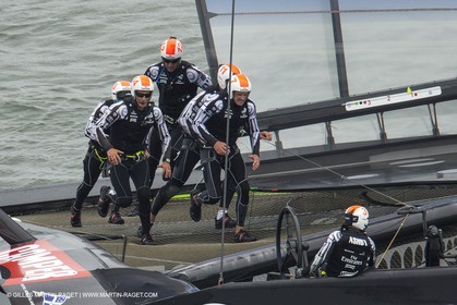 23 08 2013 - San Francisco (USA,CA) - 34th America's Cup - Louis Vuitton Cup Final, Day 5, Emirates Team New Zealand Vs Luna Rossa