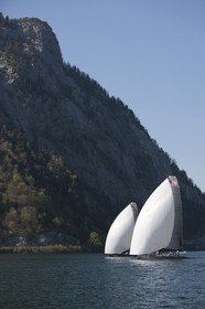 29 04 2010 - Gmunden (Lake Traunsee, Austria) - RC44 World Championship 2010 - BMW ORACLE Racing - Racing Day 1
